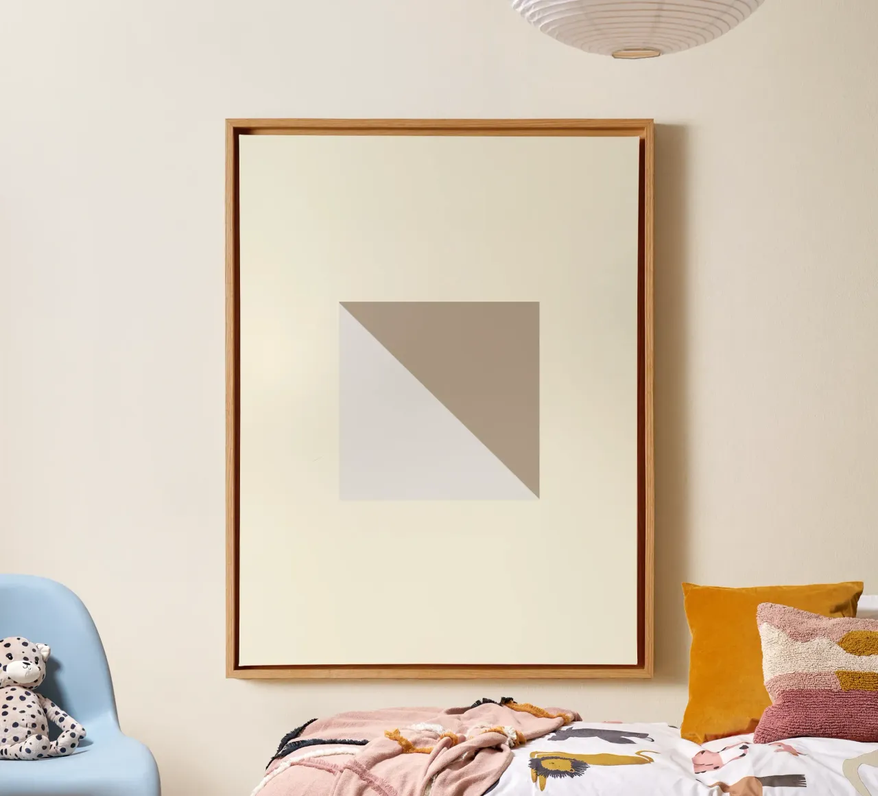 Minimal beige canvas by Little Dean