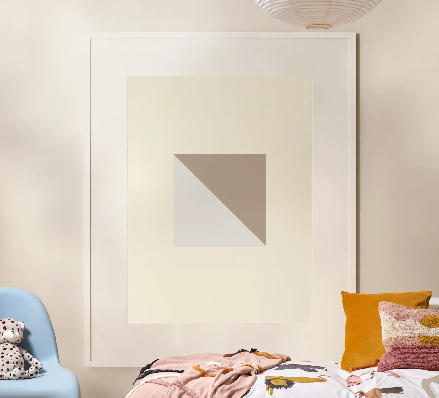 Beige minimale poster da Little Dean