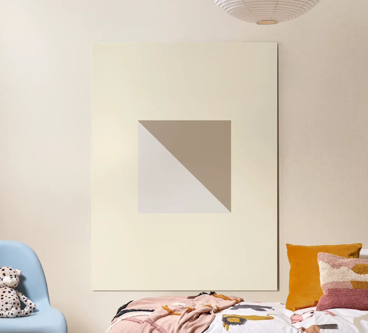 Beige minimale poster da Little Dean