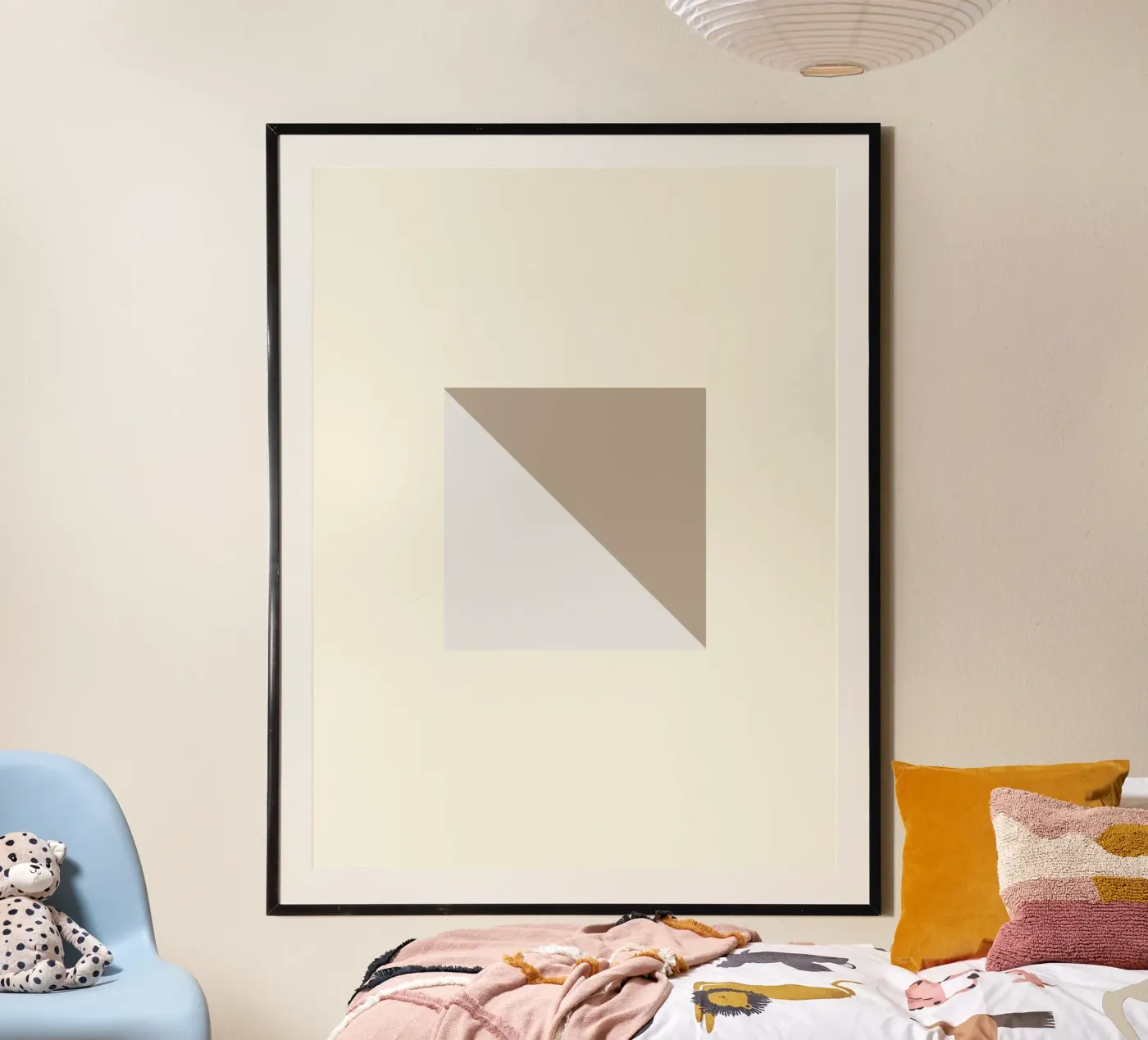 Beige minimale poster da Little Dean