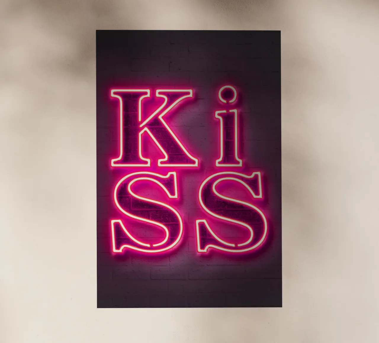 Kiss Backlit Folie von Octavian