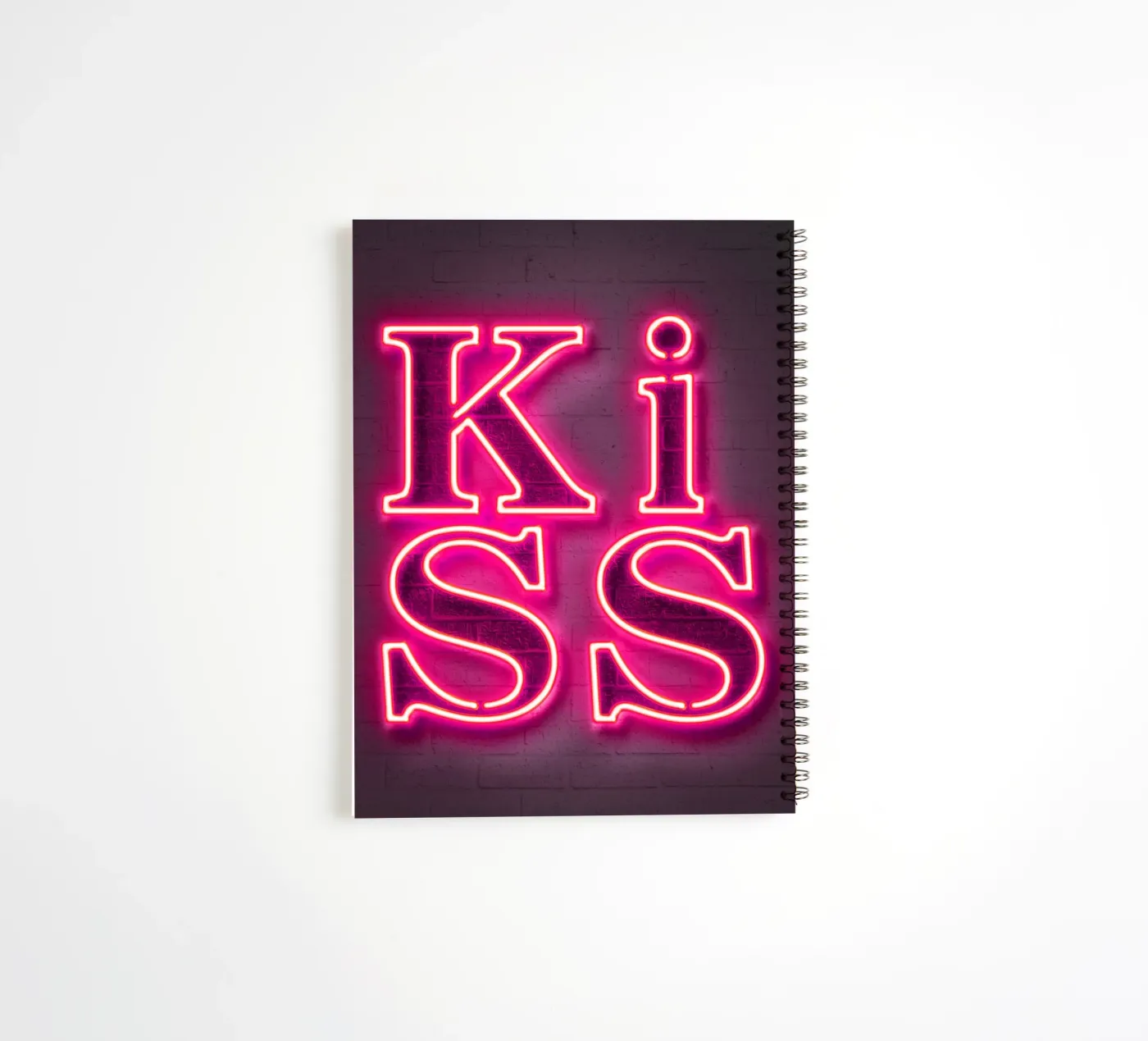 Kiss carnet à spirale de Octavian