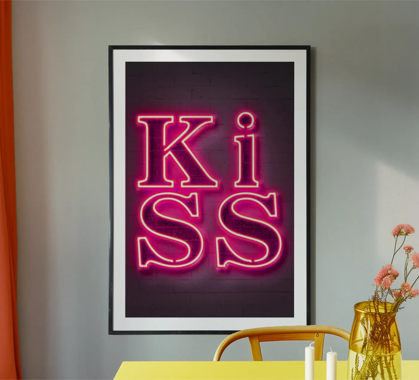 Kiss poster by Octavian