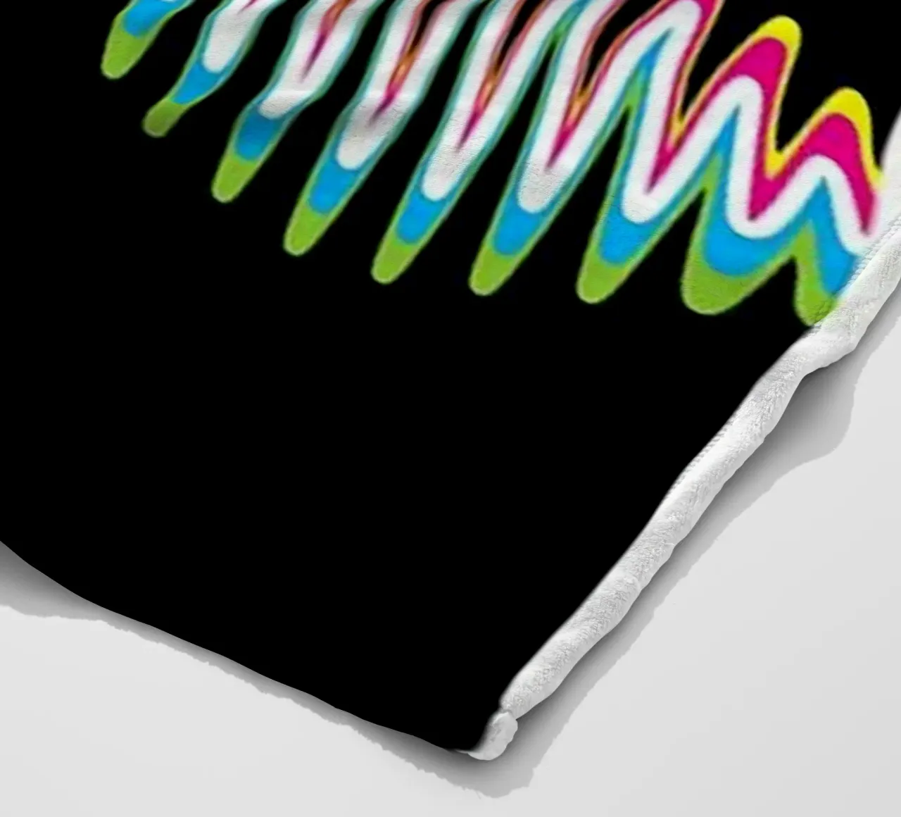 Arctic Wave fleece blanket by Alex happy shop