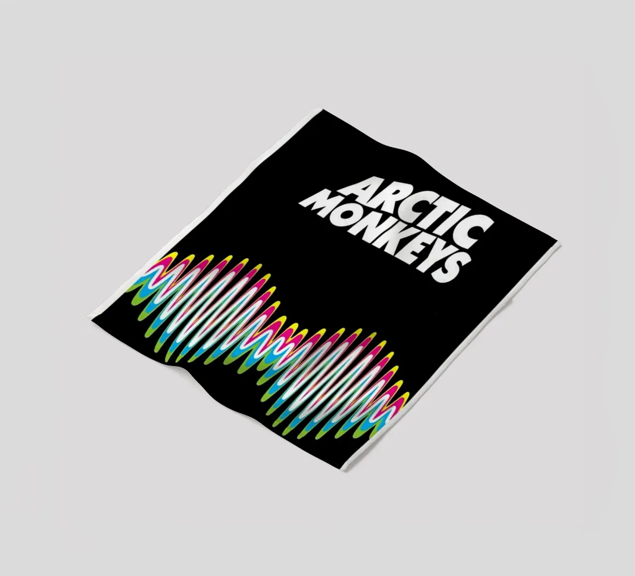 Arctic Wave fleece blanket by Alex happy shop