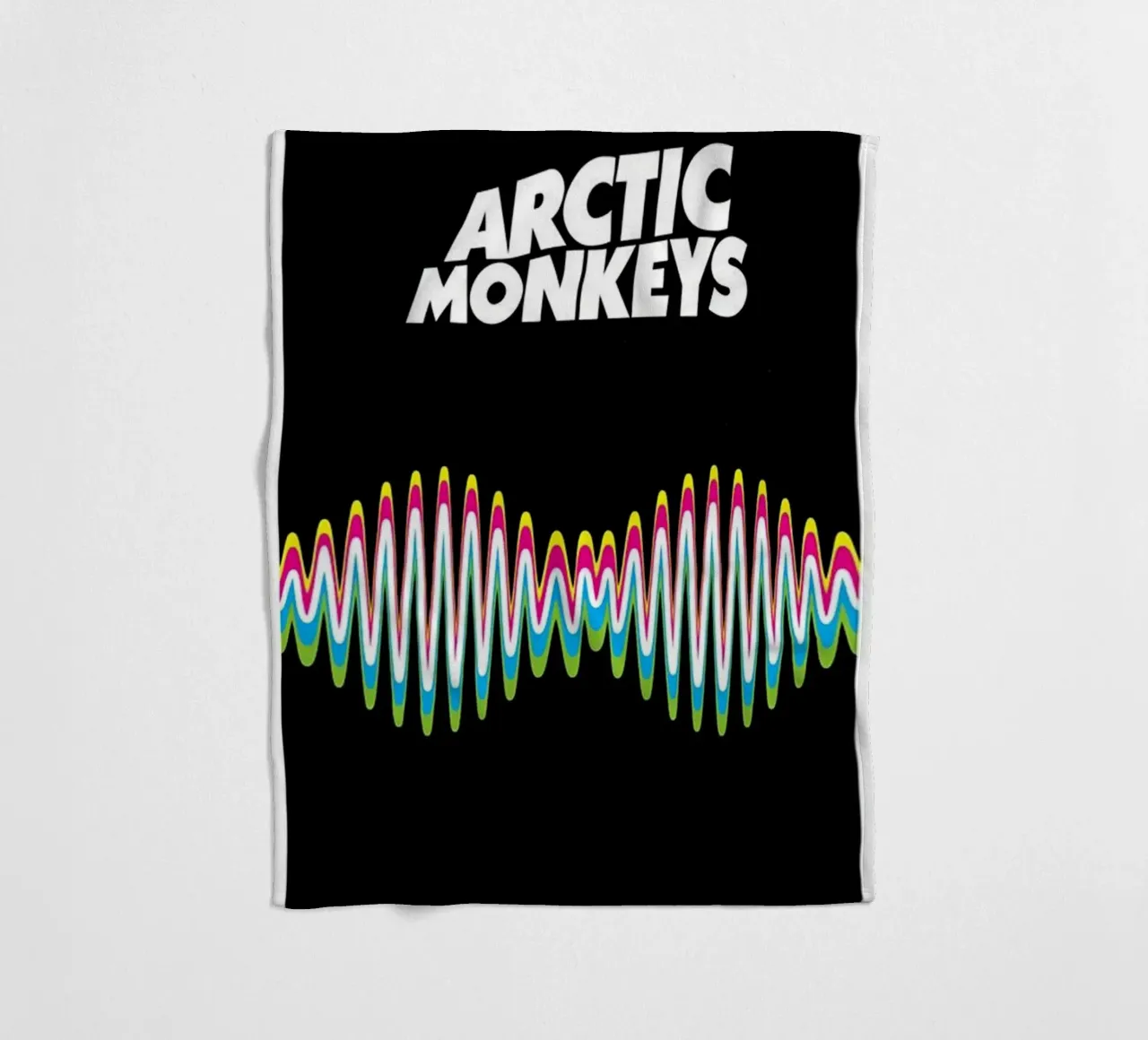 Arctic Wave fleece blanket by Alex happy shop