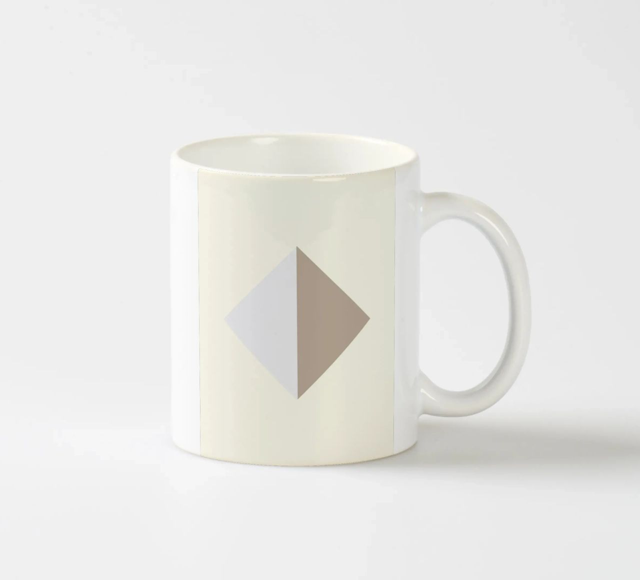 Minimal beige 02 tazza in ceramica da Little Dean