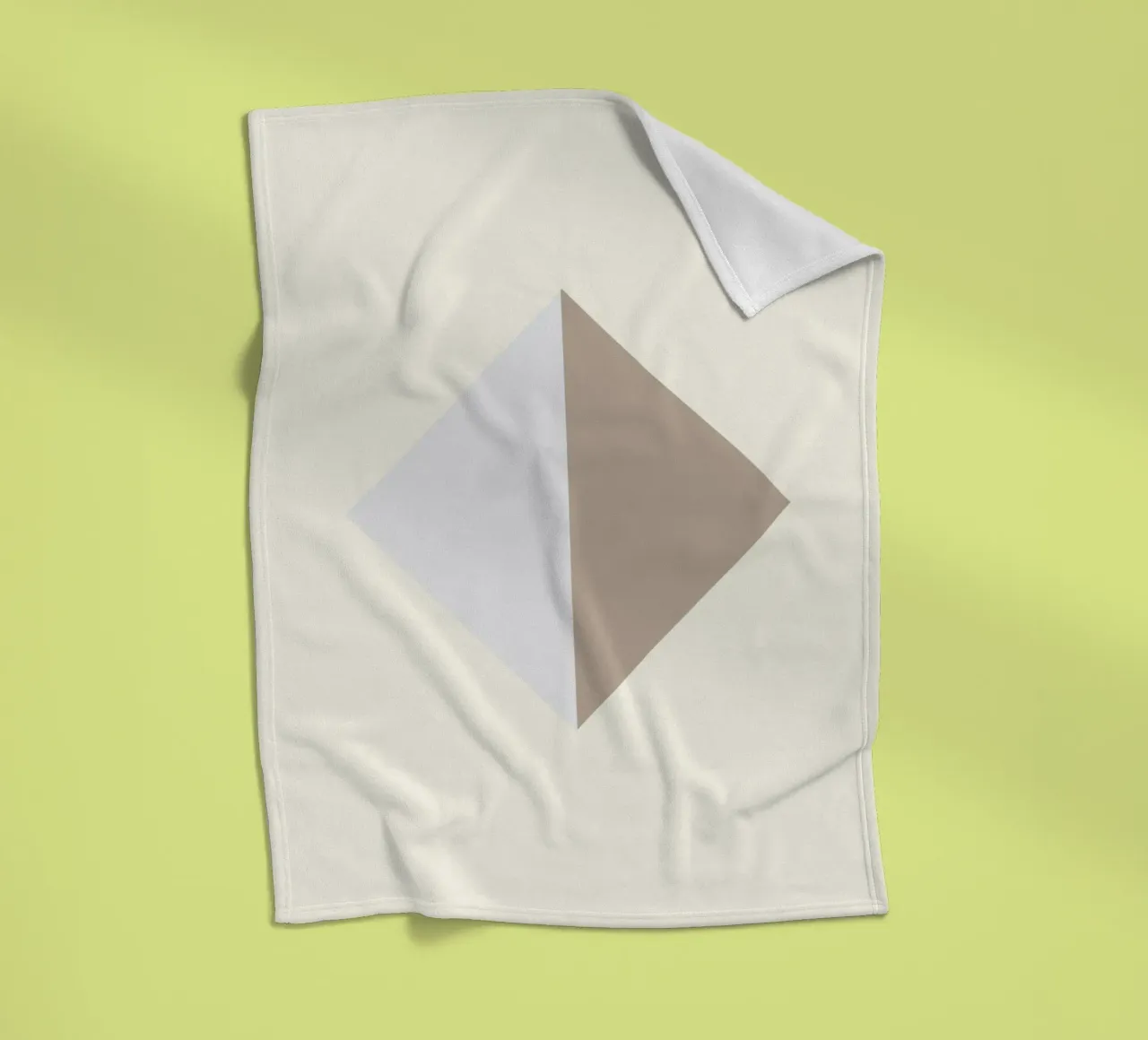 Minimal beige 02 coperta in pile da Little Dean