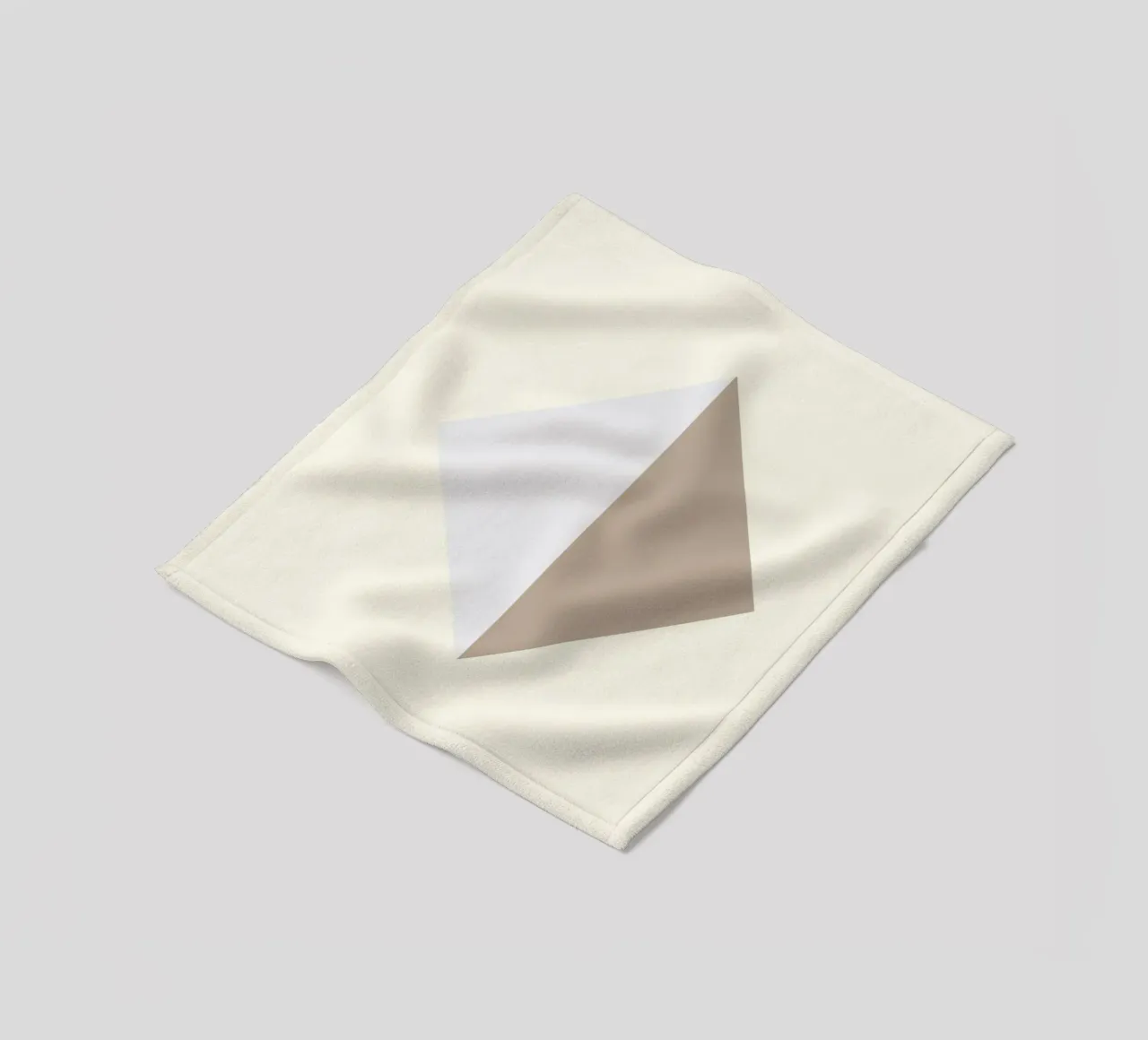 Minimal beige 02 coperta in pile da Little Dean
