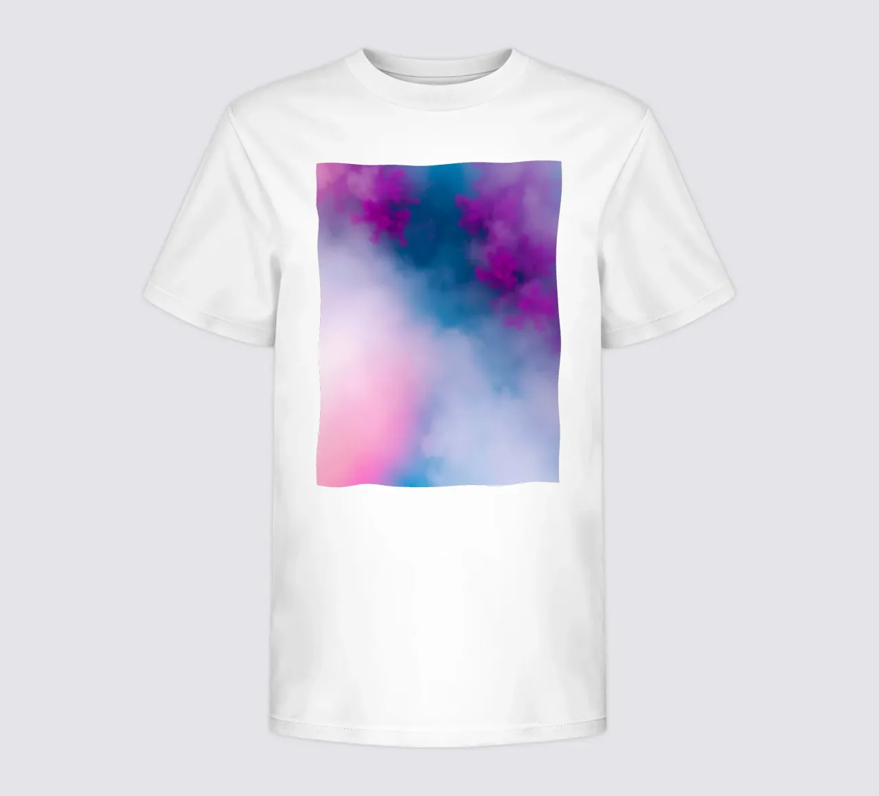abstract design showcasing soft pastel colors blending kids t-shirt by DesignDoodle