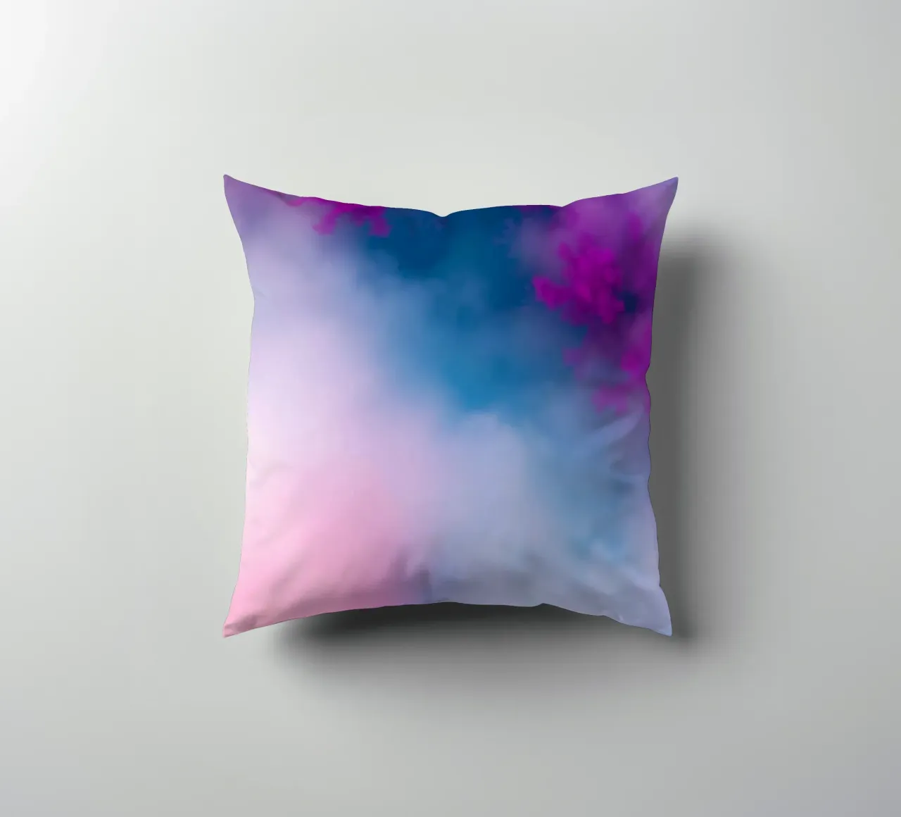 design astratto con colori pastello tenui che si mescolano cuscino da DesignDoodle