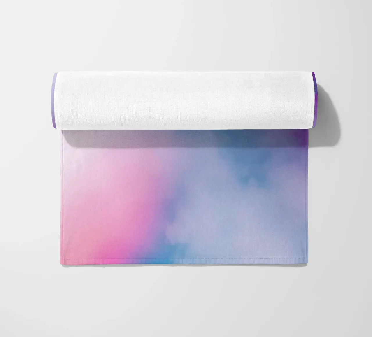 abstract design showcasing soft pastel colors blending beach towel by DesignDoodle