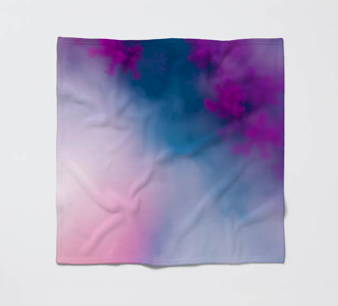 abstract design showcasing soft pastel colors blending fleece blanket by DesignDoodle
