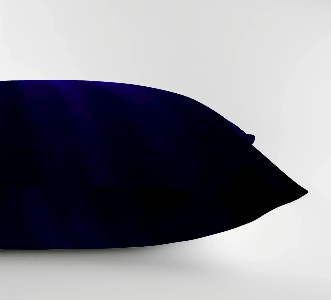 Vibrant dark purple light rays create an abstract backdrop decorative cushion by DesignDoodle
