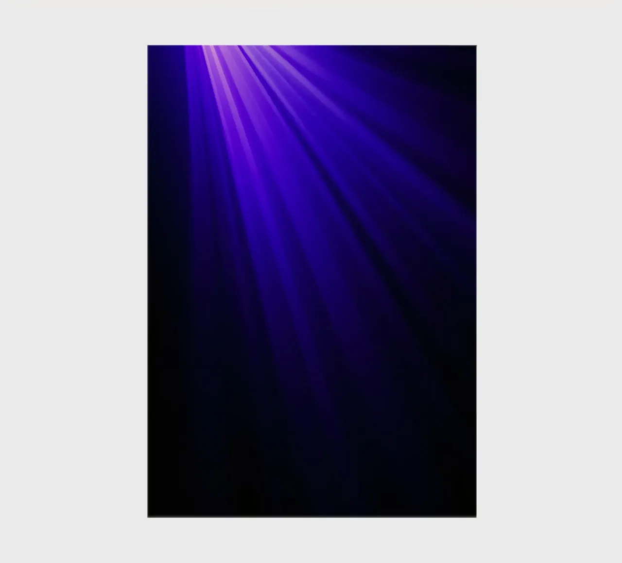 Vibrant dark purple light rays create an abstract backdrop notebook by DesignDoodle