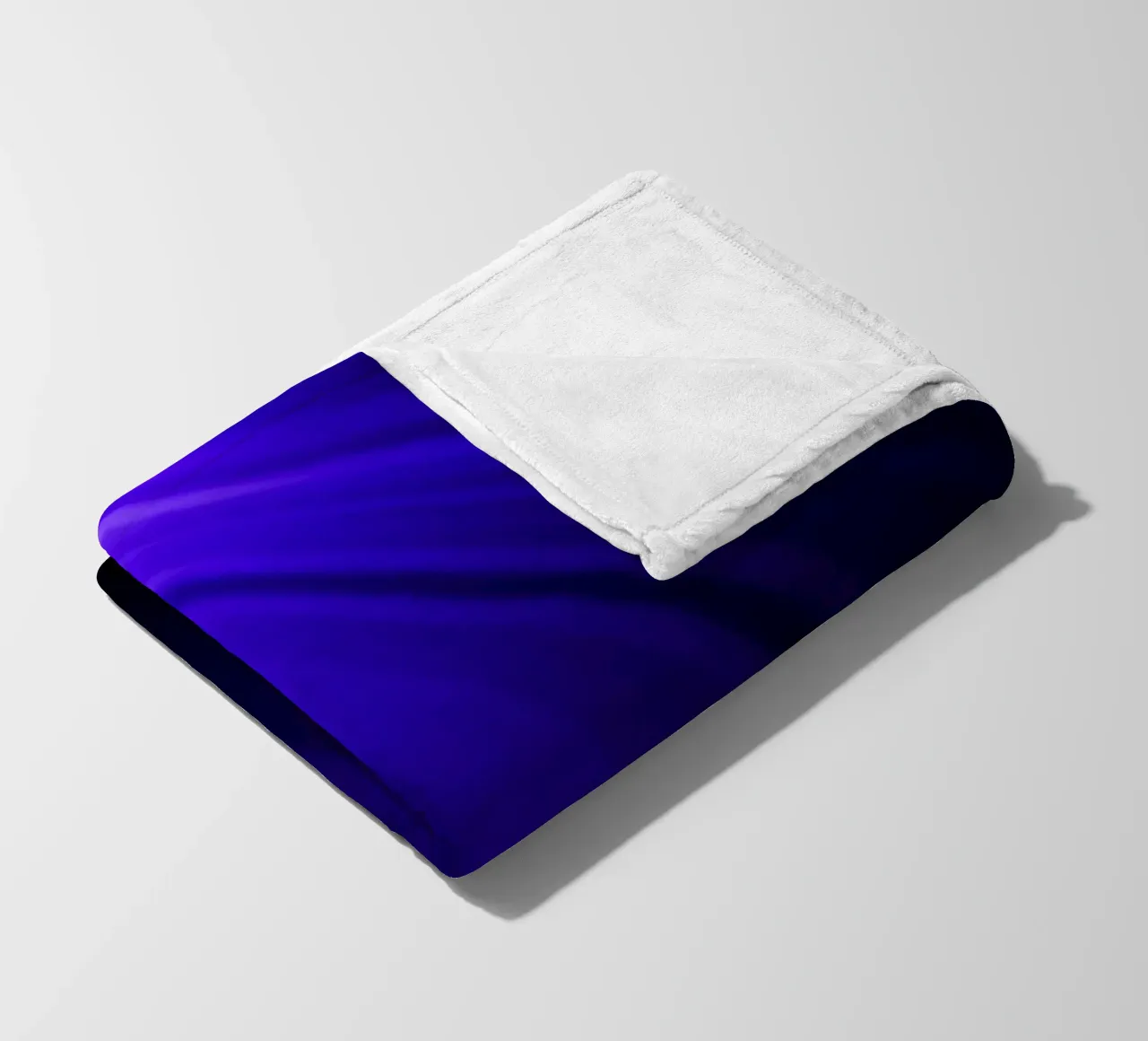 Vibrant dark purple light rays create an abstract backdrop fleece blanket by DesignDoodle
