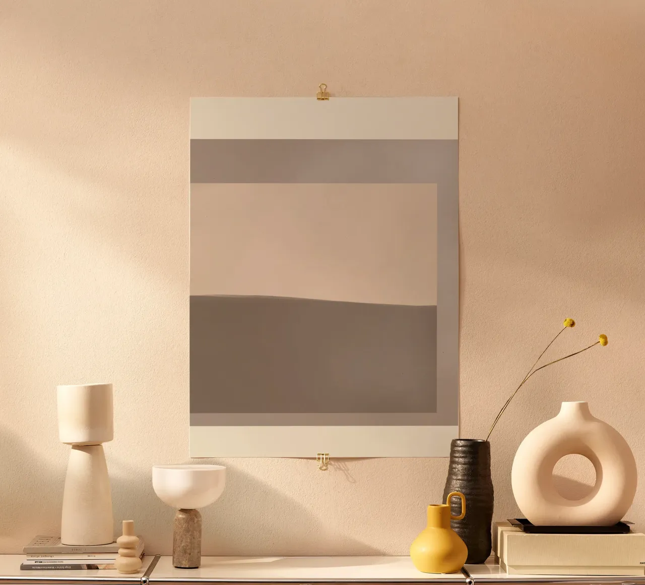 Semplicità dei colori tenui poster da Little Dean