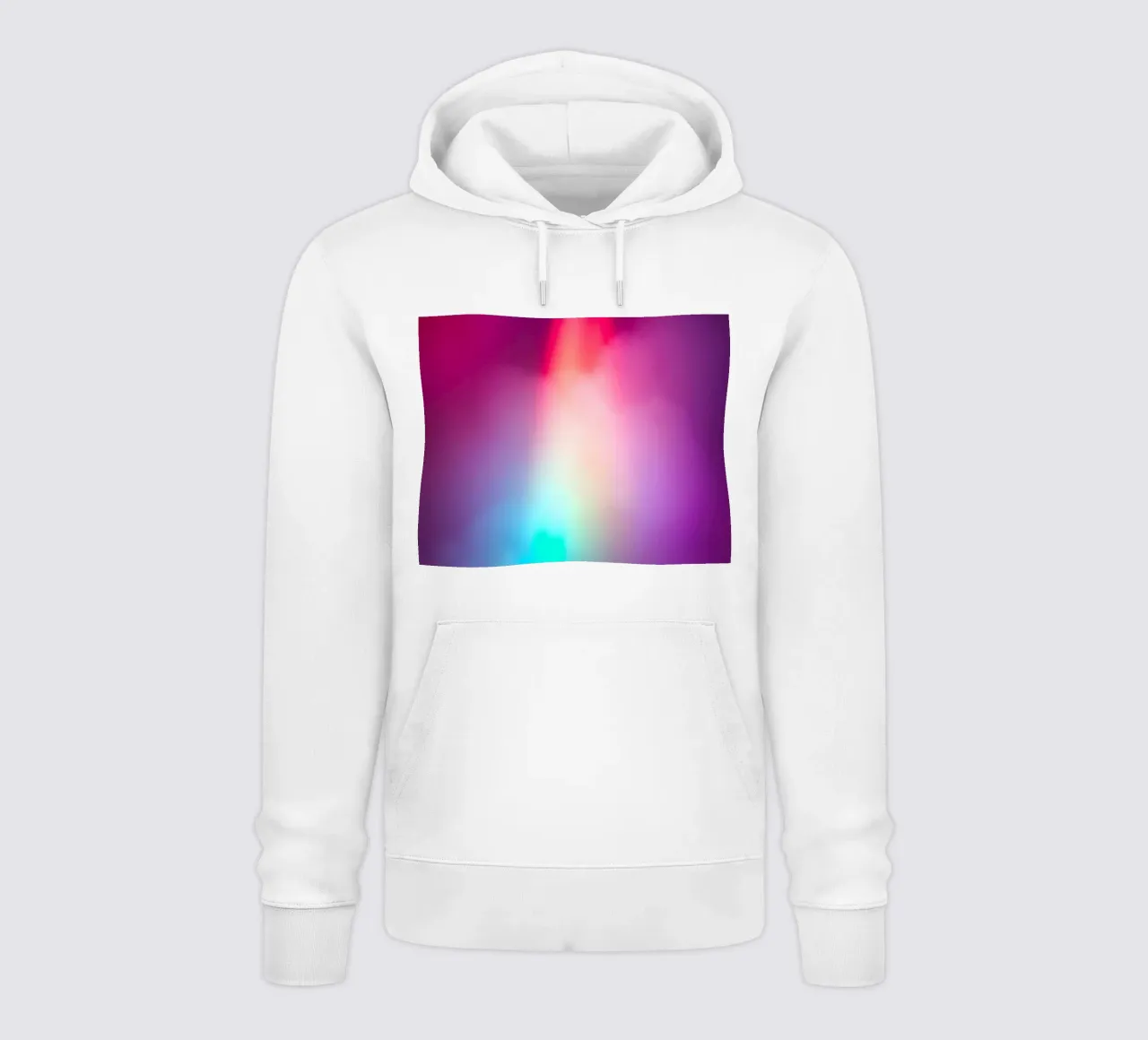 Vibrante display luminoso astratto con gradienti colorati felpa con cappuccio da DesignDoodle