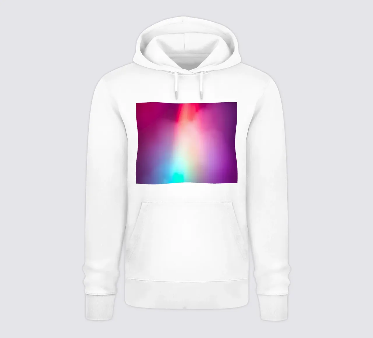 Vibrante display luminoso astratto con gradienti colorati felpa con cappuccio da DesignDoodle