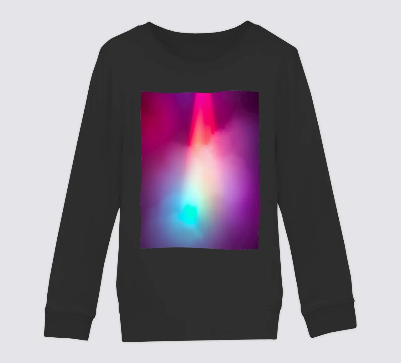 Vibrante display luminoso astratto con gradienti colorati felpa bambino da DesignDoodle