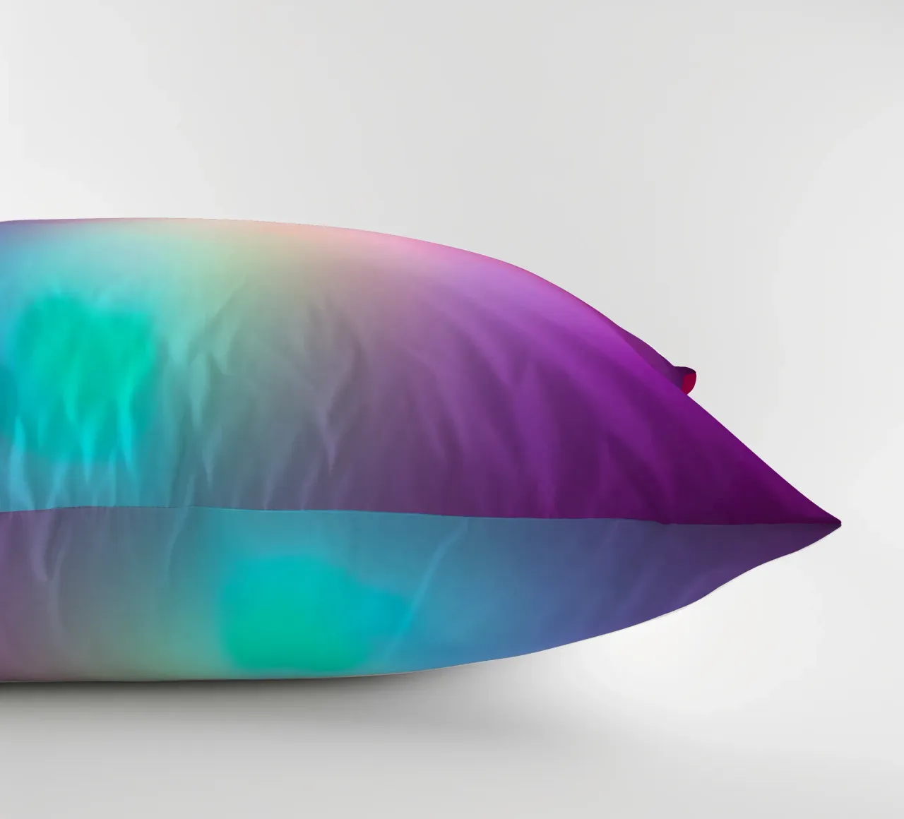 Vibrante display luminoso astratto con gradienti colorati cuscino da DesignDoodle