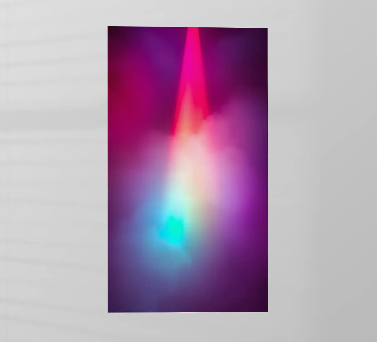 Vibrante display luminoso astratto con gradienti colorati pellicola backlit da DesignDoodle