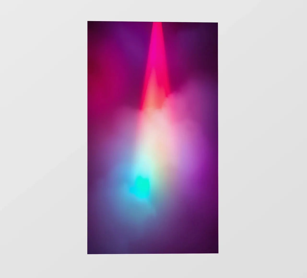 Vibrante display luminoso astratto con gradienti colorati pellicola backlit da DesignDoodle