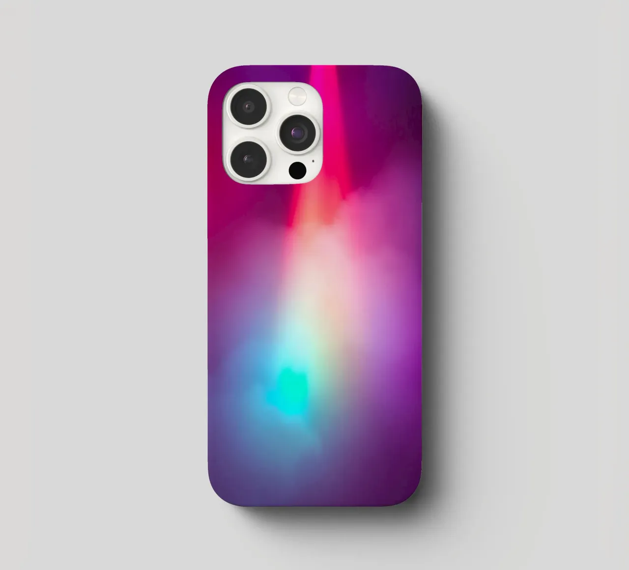 Vibrant abstract light display with colorful gradients iphone case by DesignDoodle