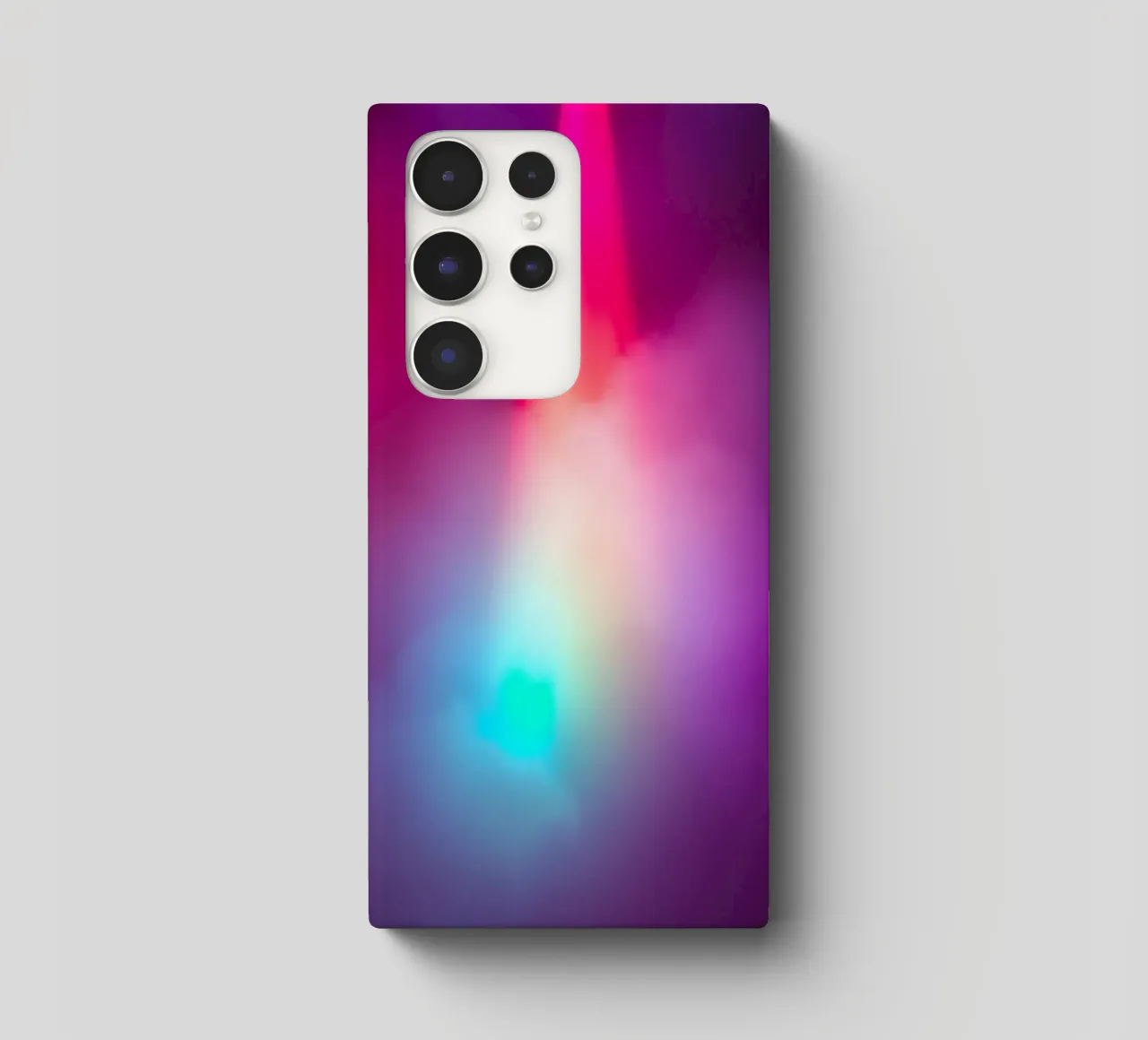 Vibrante display luminoso astratto con gradienti colorati cover samsung da DesignDoodle