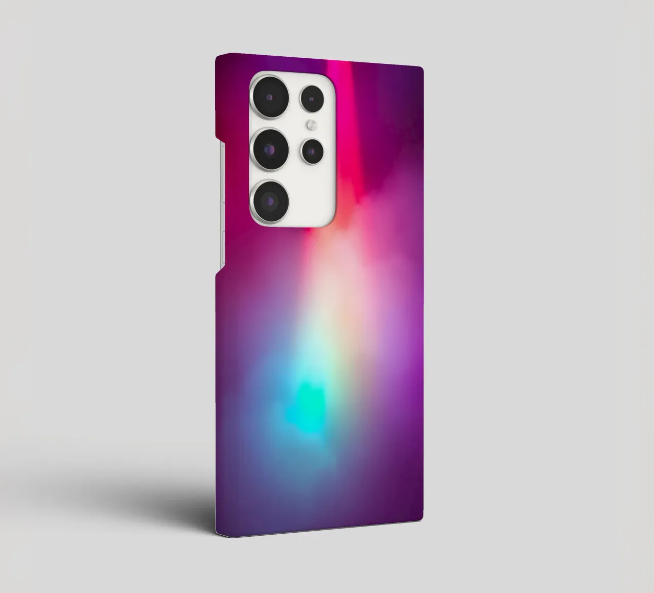 Vibrante display luminoso astratto con gradienti colorati cover samsung da DesignDoodle