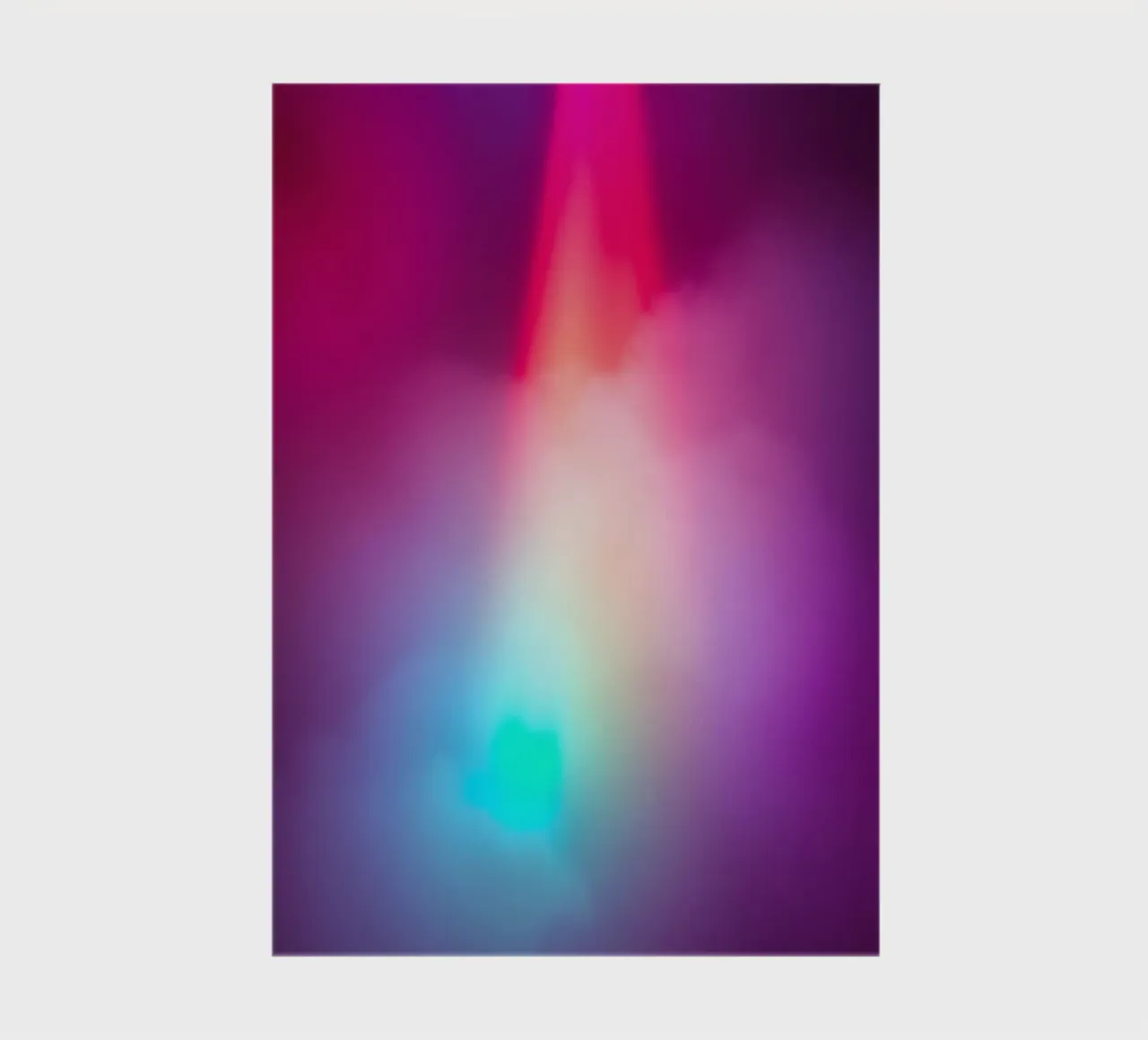 Vibrant abstract light display with colorful gradients notebook by DesignDoodle