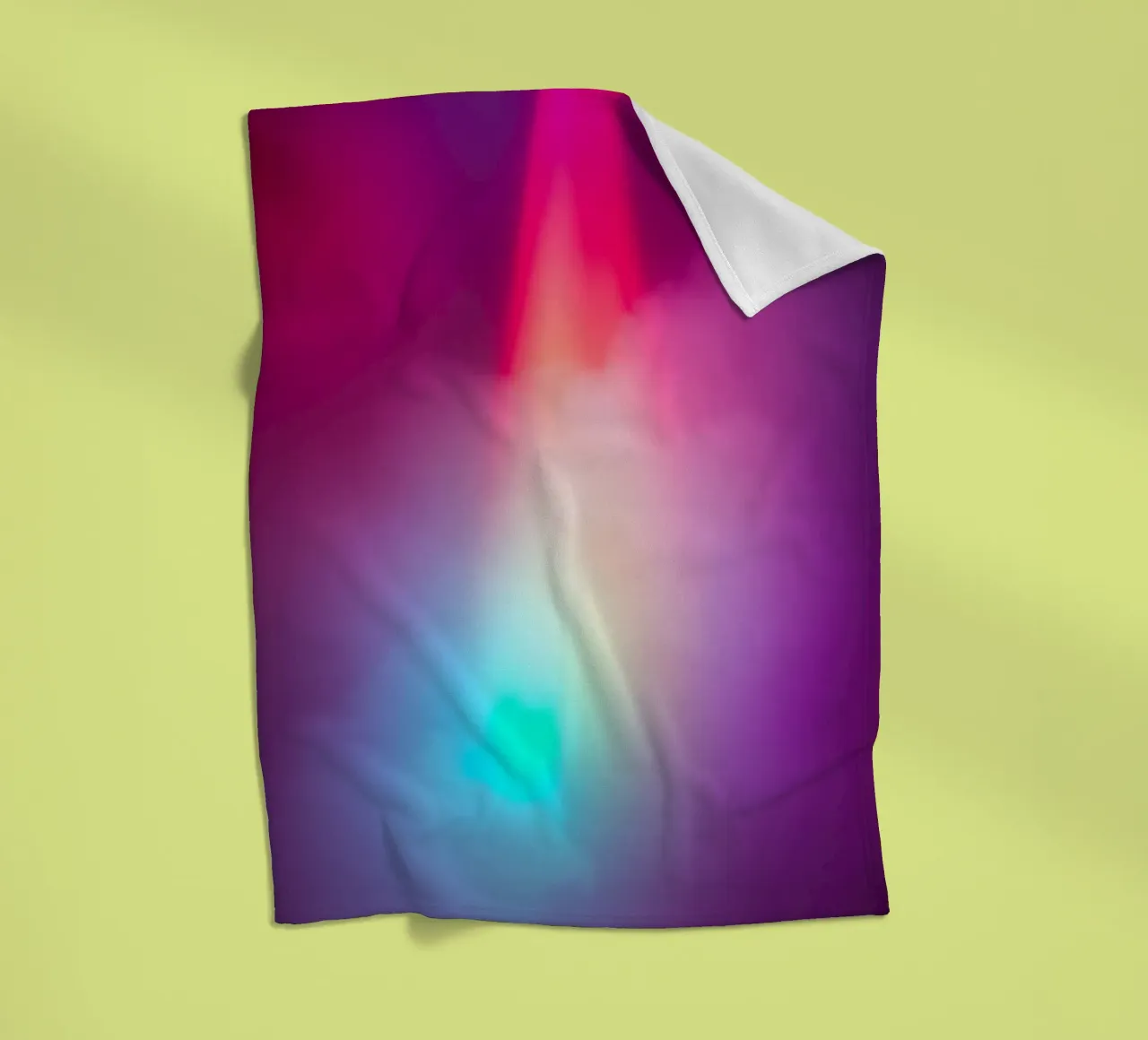 Vibrante display luminoso astratto con gradienti colorati coperta in pile da DesignDoodle