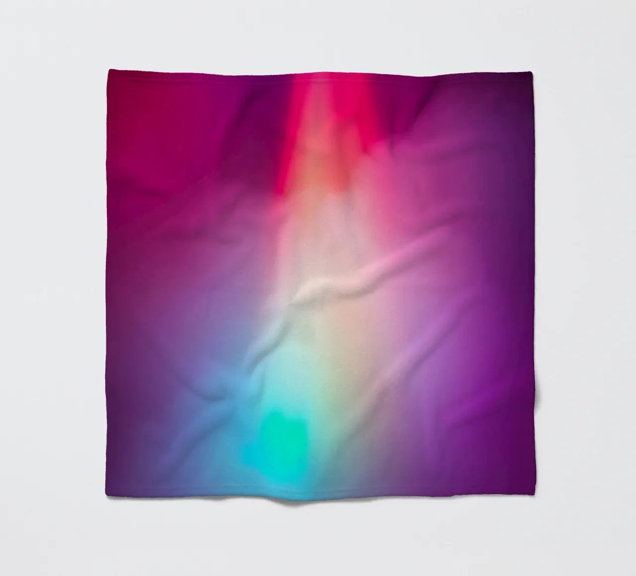 Vibrant abstract light display with colorful gradients fleece blanket by DesignDoodle