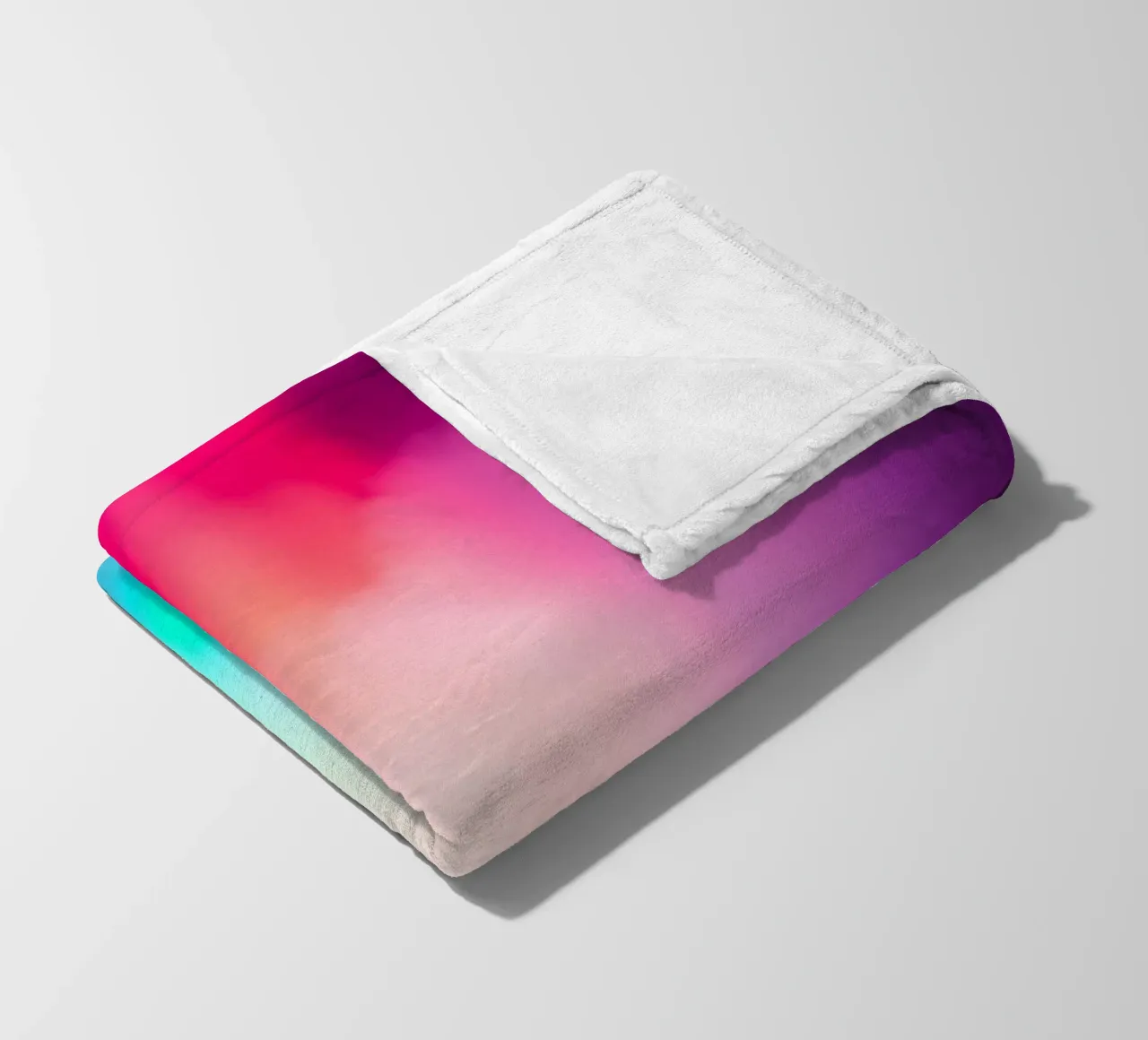 Vibrant abstract light display with colorful gradients fleece blanket by DesignDoodle