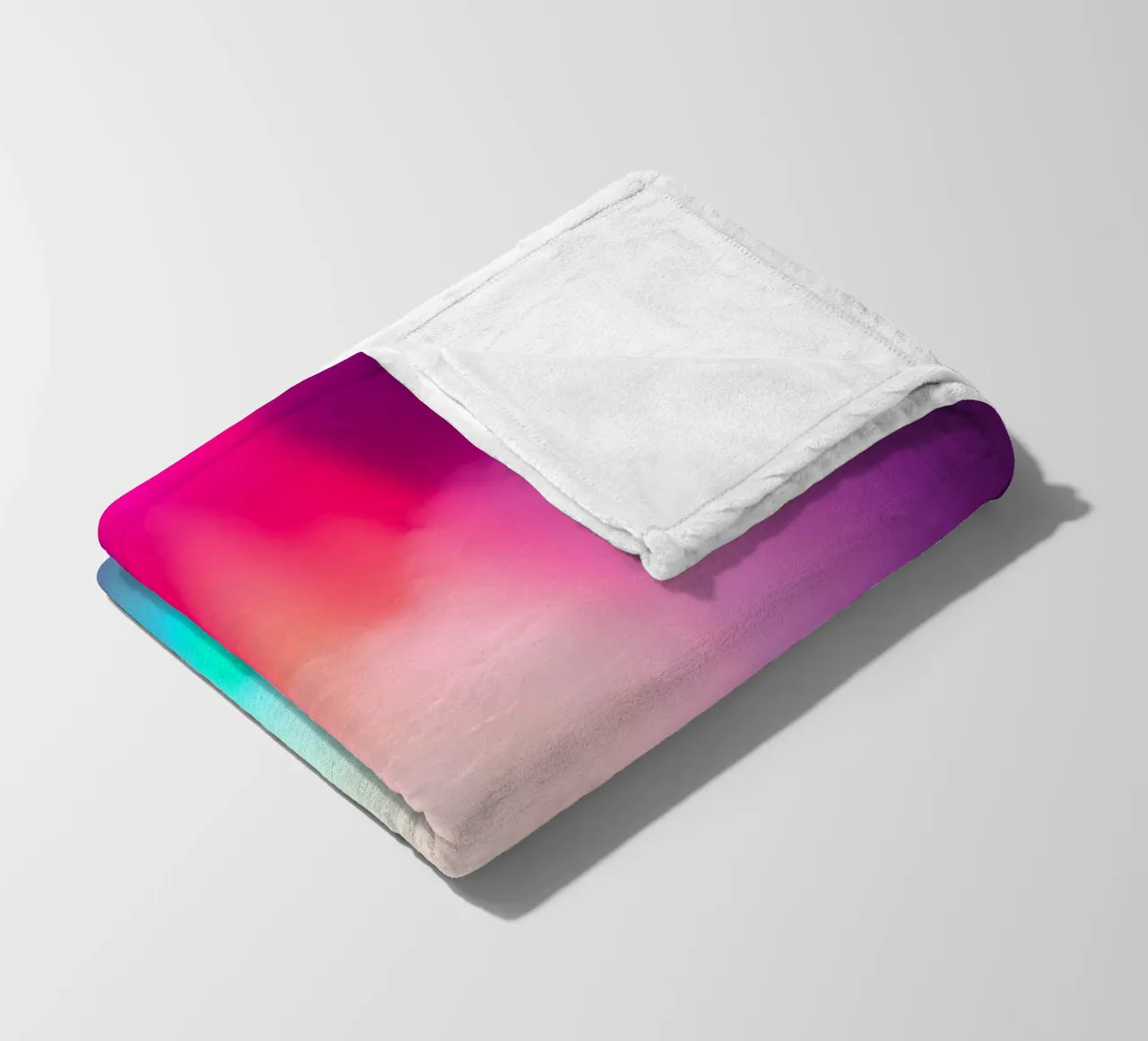 Vibrant abstract light display with colorful gradients fleece blanket by DesignDoodle