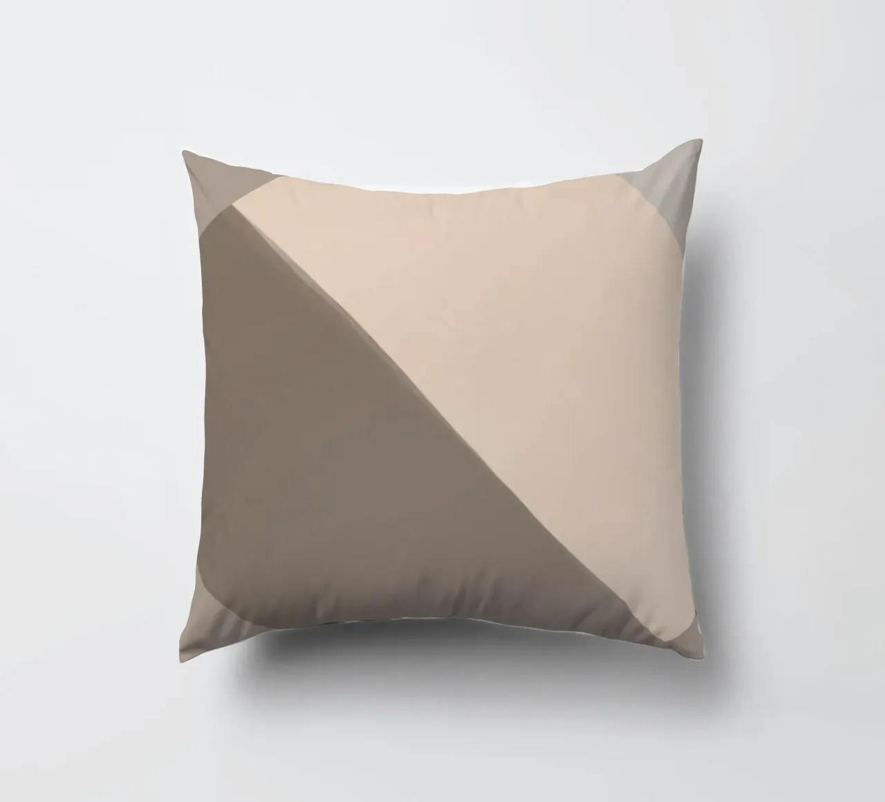 Muted colors simplicity 02 decorative cushion by Little Dean