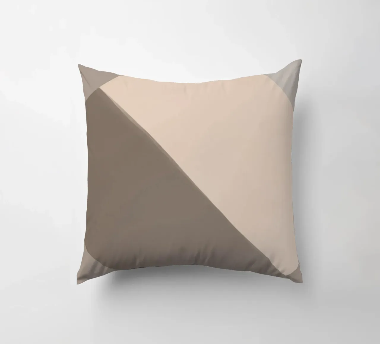 Muted colors simplicity 02 decorative cushion by Little Dean