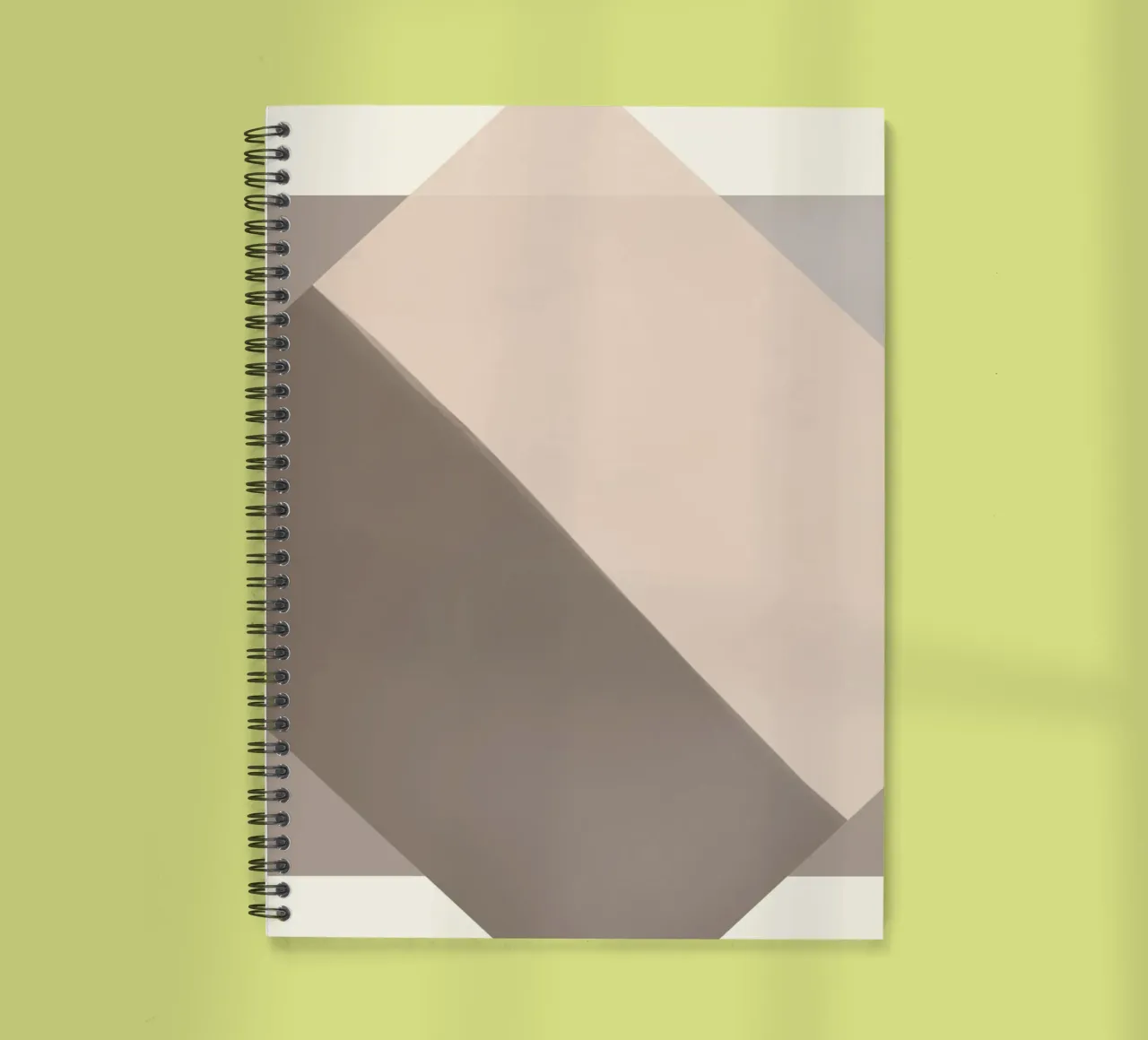 Muted colors simplicity 02 spiral notebook by Little Dean