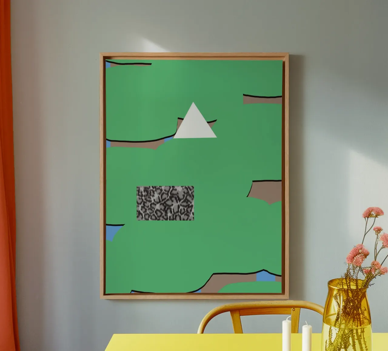Item on the tree canvas with Floater frame by Little Dean