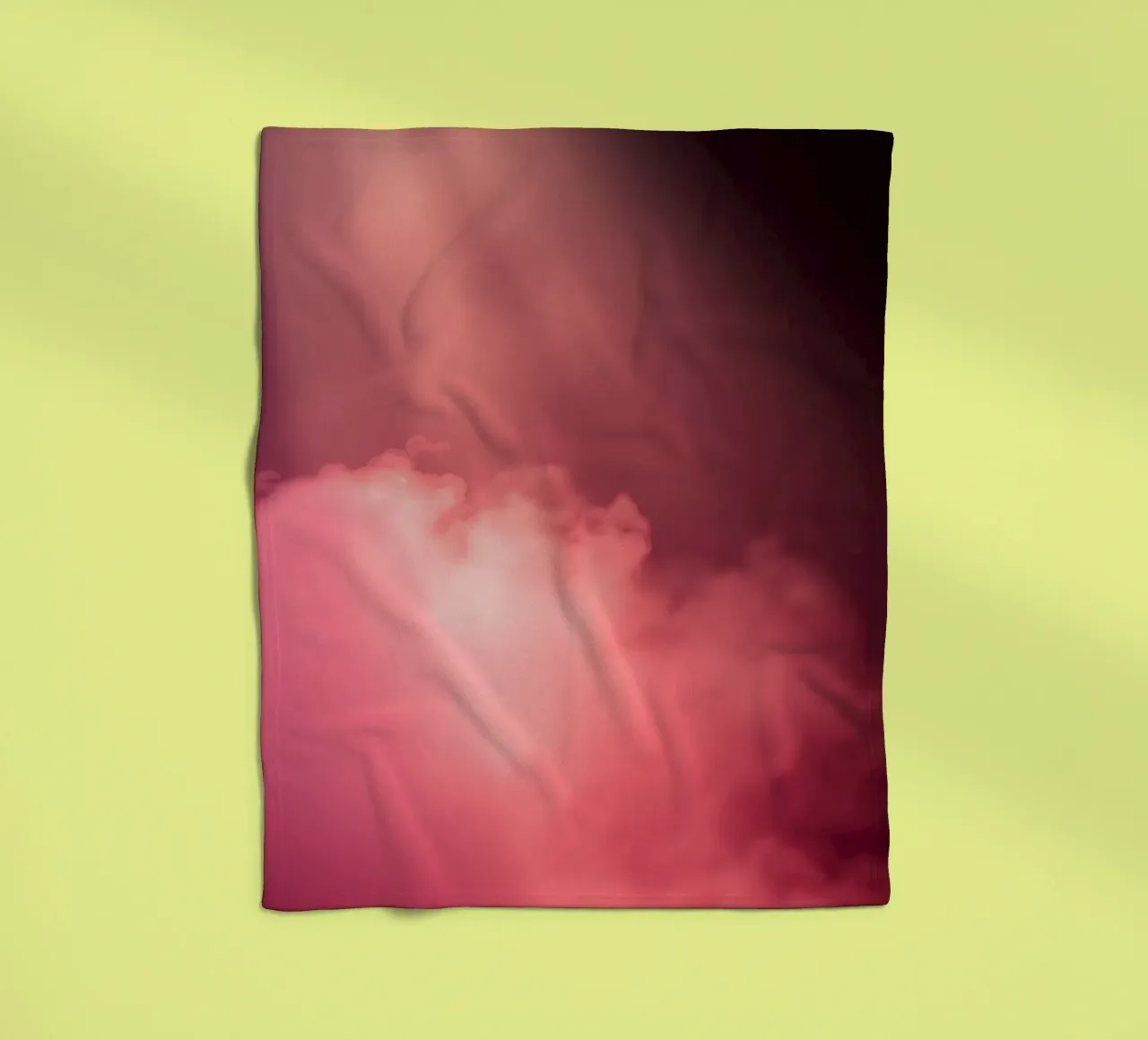Sfondo astratto rosa tenue con fasci di luce colorati coperta in pile da DesignDoodle