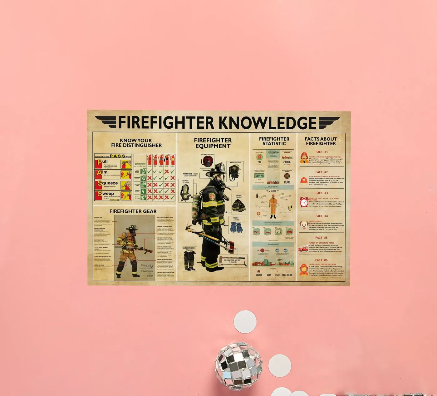 Firefighter Knowledge Poster sticker by Maritiknowled