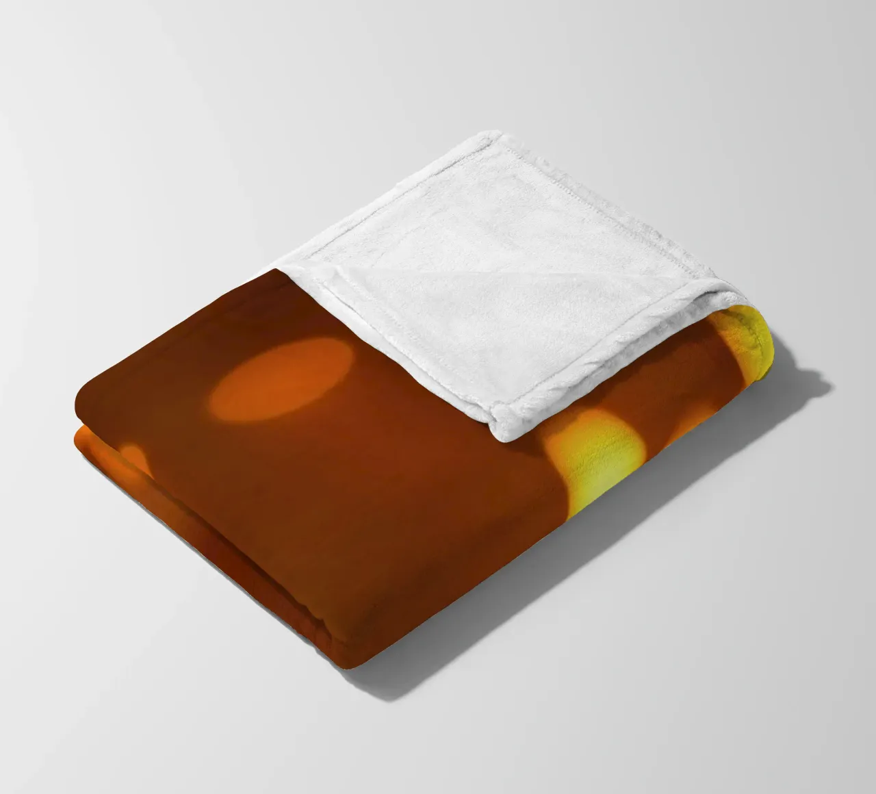 Soft glow of flickering candle flames calming atmospher fleece blanket by DesignDoodle
