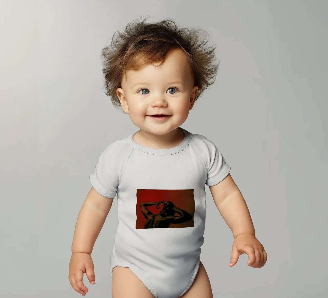 Pulling And Pushing @brandonthomasbrown body neonato maniche corte da EyeEm Mobile GmbH