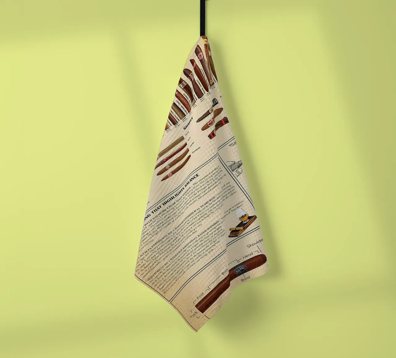 L'affiche du guide de référence ultime du cigare torchon de Maritiknowled