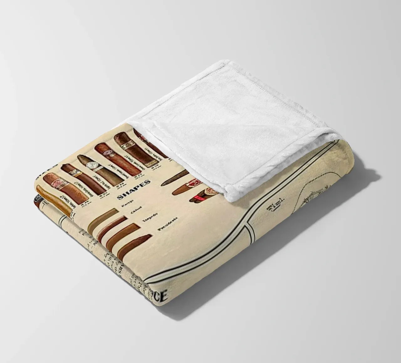 Poster della guida di riferimento al sigaro definitivo coperta in pile da Maritiknowled