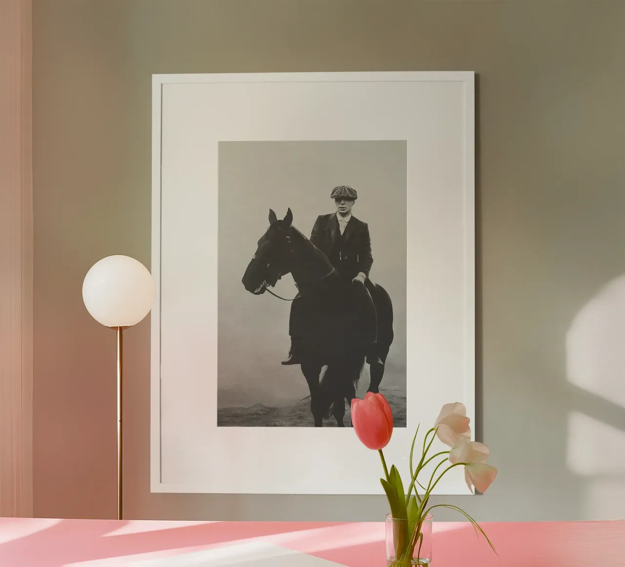 Peaky Blinders poster con telaio in alluminio da Attaboy Dsgn