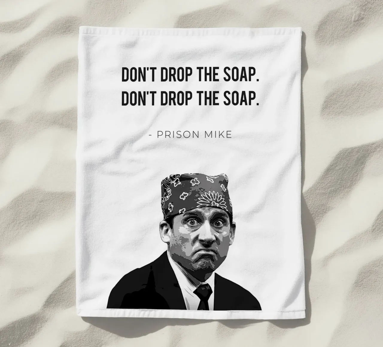 Prison Mike/Don’t Drop the Soap telo mare da Attaboy Dsgn