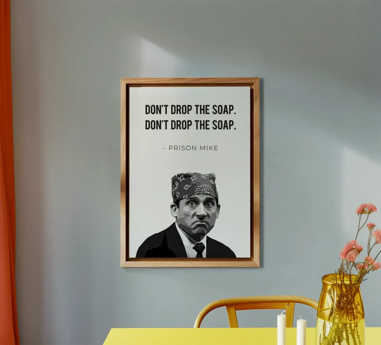 Prison Mike/Don’t Drop the Soap alluminio dibond da Attaboy Dsgn