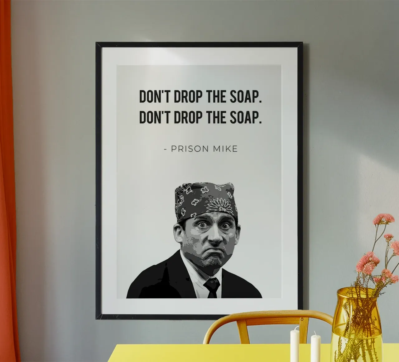 Prison Mike/Don’t Drop the Soap carta hahnemühle da Attaboy Dsgn