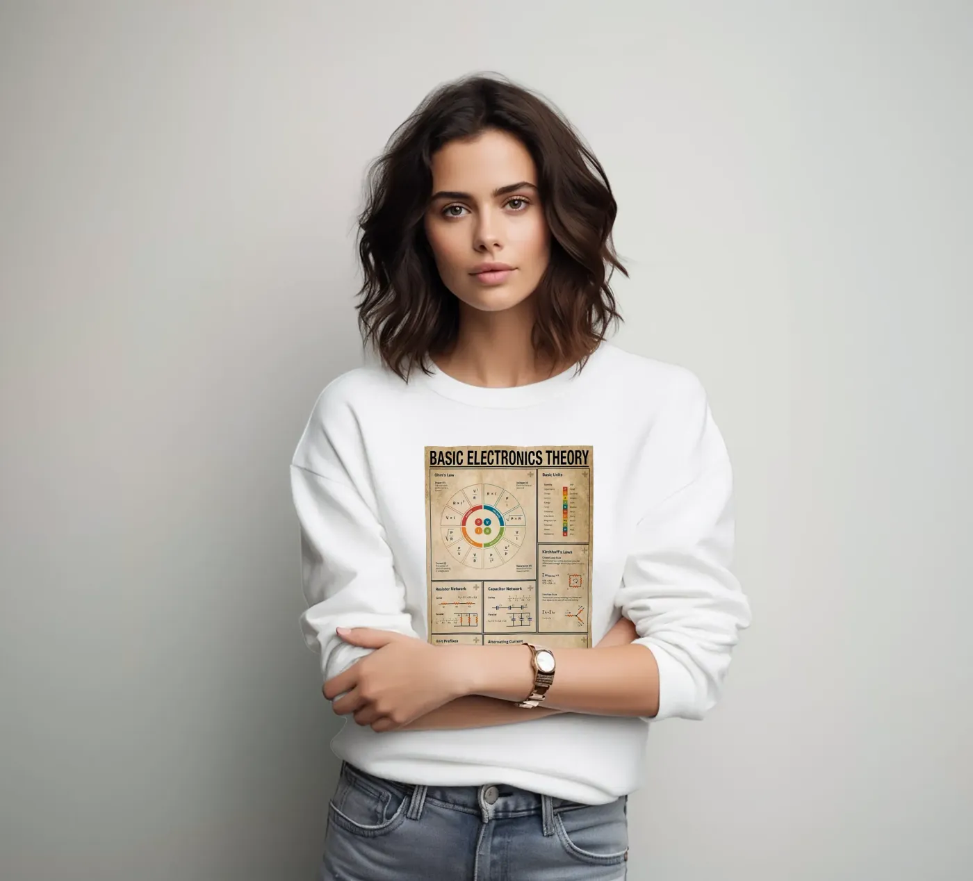 Basic Electronics Theory Poster sweat de Maritiknowled